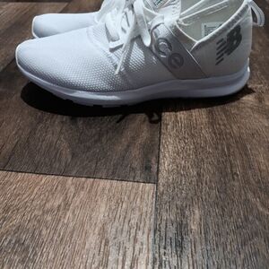 New Balance Women's White and Gray Sneakers